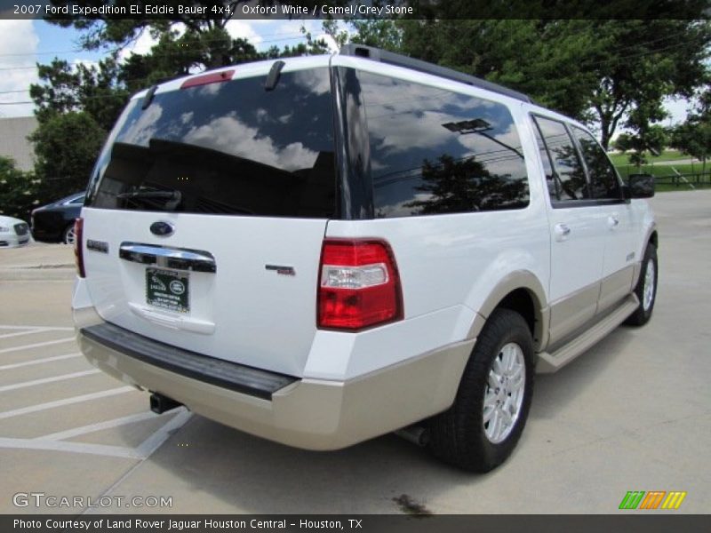 Oxford White / Camel/Grey Stone 2007 Ford Expedition EL Eddie Bauer 4x4