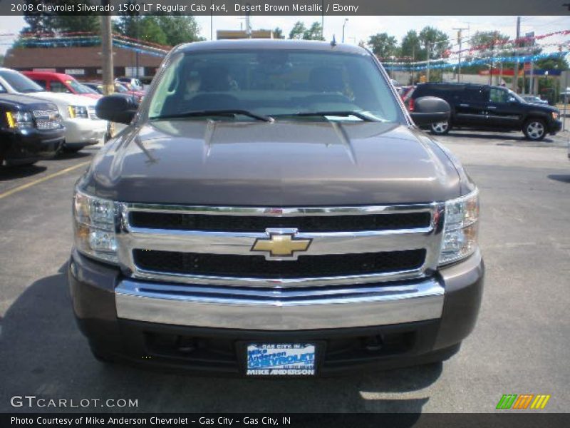 Desert Brown Metallic / Ebony 2008 Chevrolet Silverado 1500 LT Regular Cab 4x4