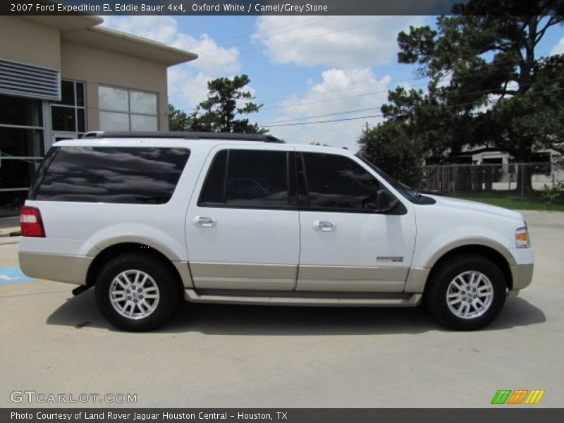 Oxford White / Camel/Grey Stone 2007 Ford Expedition EL Eddie Bauer 4x4