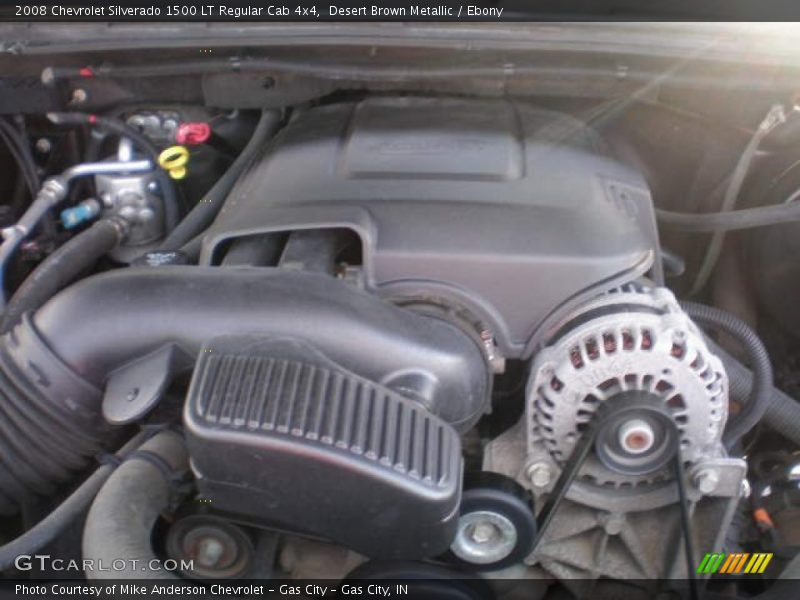 Desert Brown Metallic / Ebony 2008 Chevrolet Silverado 1500 LT Regular Cab 4x4