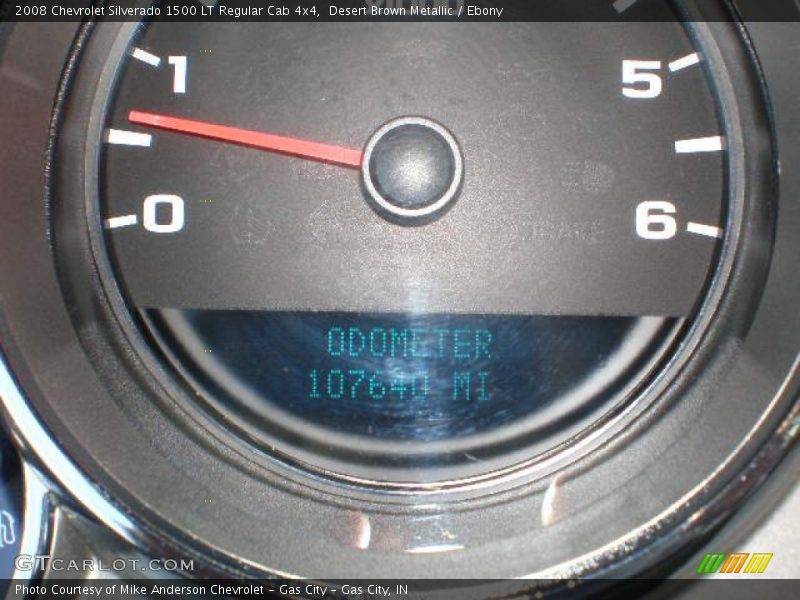 Desert Brown Metallic / Ebony 2008 Chevrolet Silverado 1500 LT Regular Cab 4x4