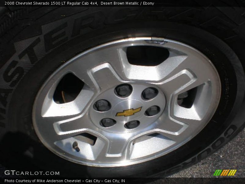 Desert Brown Metallic / Ebony 2008 Chevrolet Silverado 1500 LT Regular Cab 4x4