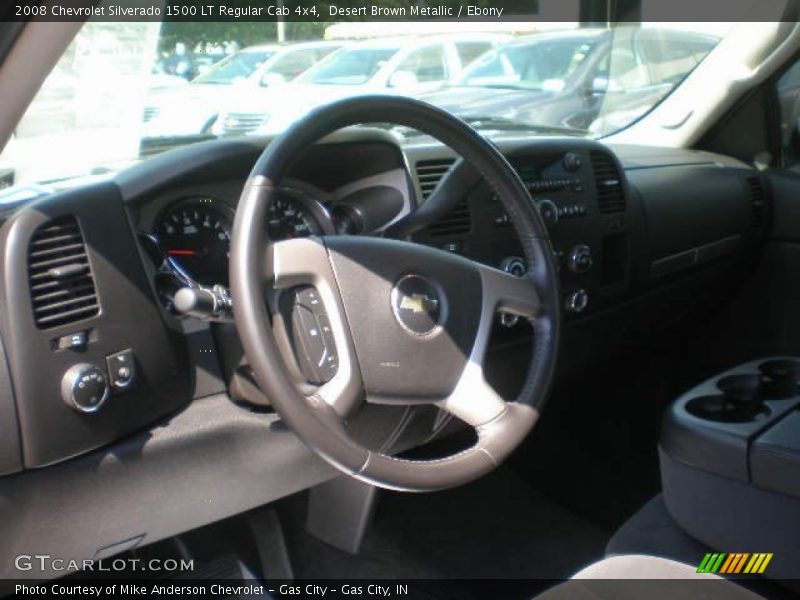Desert Brown Metallic / Ebony 2008 Chevrolet Silverado 1500 LT Regular Cab 4x4