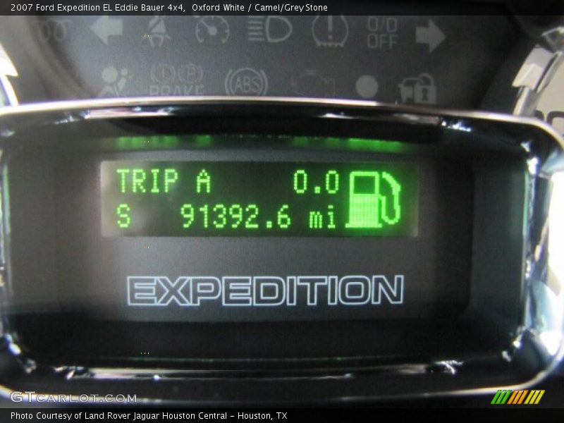 Oxford White / Camel/Grey Stone 2007 Ford Expedition EL Eddie Bauer 4x4