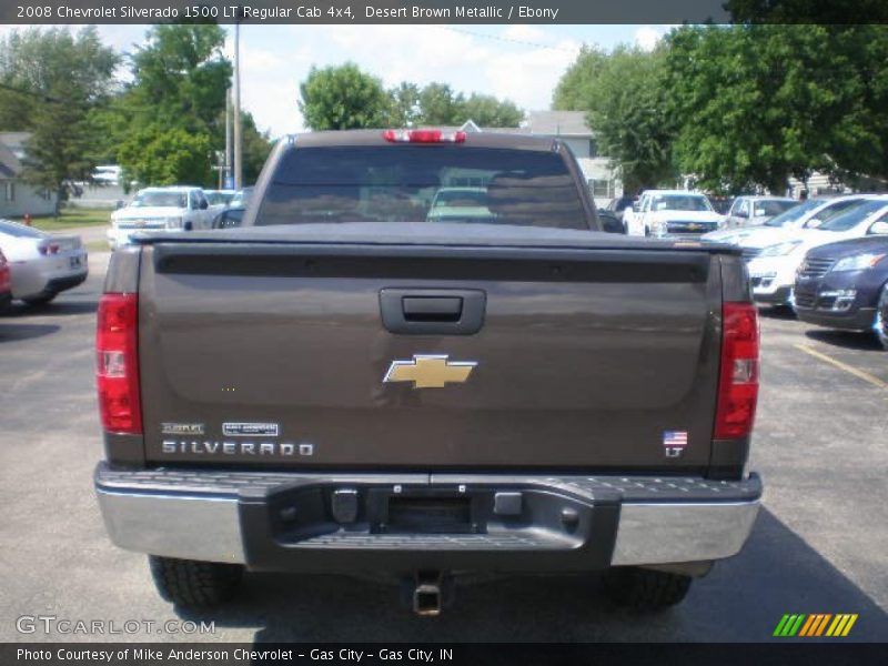 Desert Brown Metallic / Ebony 2008 Chevrolet Silverado 1500 LT Regular Cab 4x4