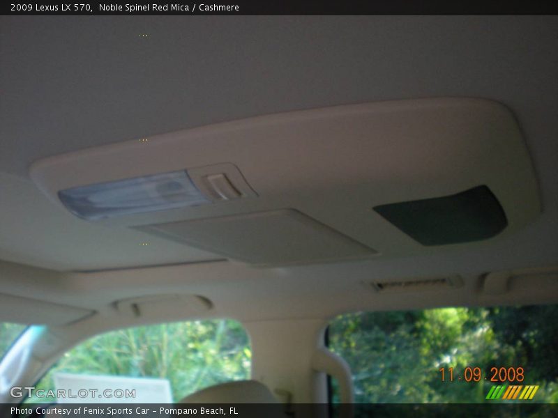 Noble Spinel Red Mica / Cashmere 2009 Lexus LX 570