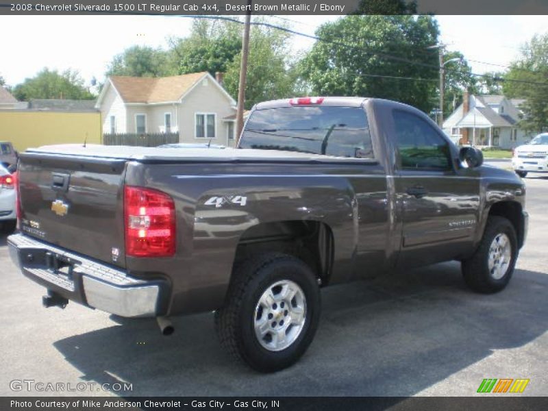 Desert Brown Metallic / Ebony 2008 Chevrolet Silverado 1500 LT Regular Cab 4x4