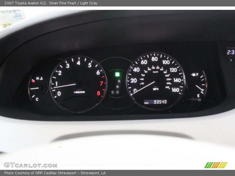 Silver Pine Pearl / Light Gray 2007 Toyota Avalon XLS