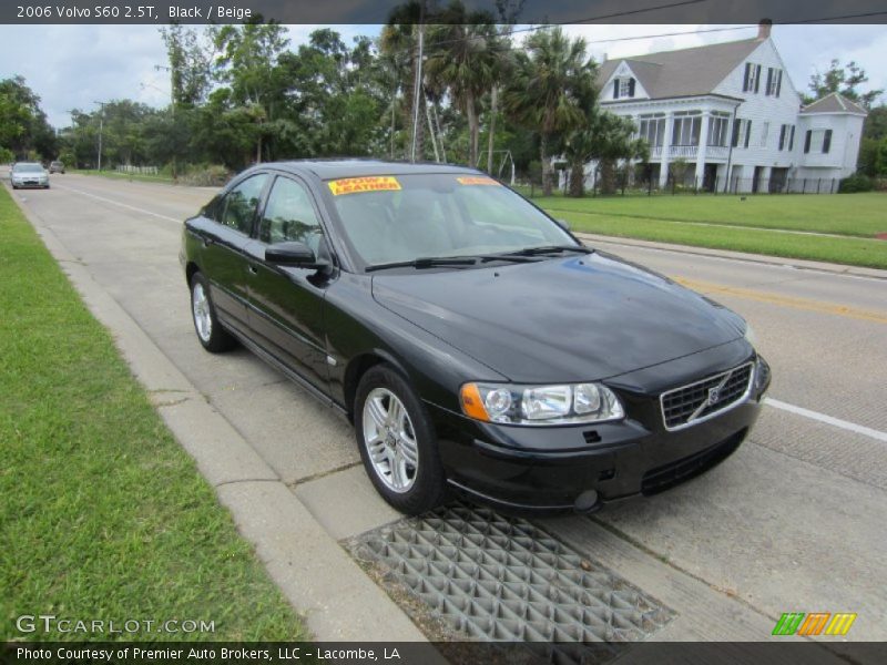 Black / Beige 2006 Volvo S60 2.5T
