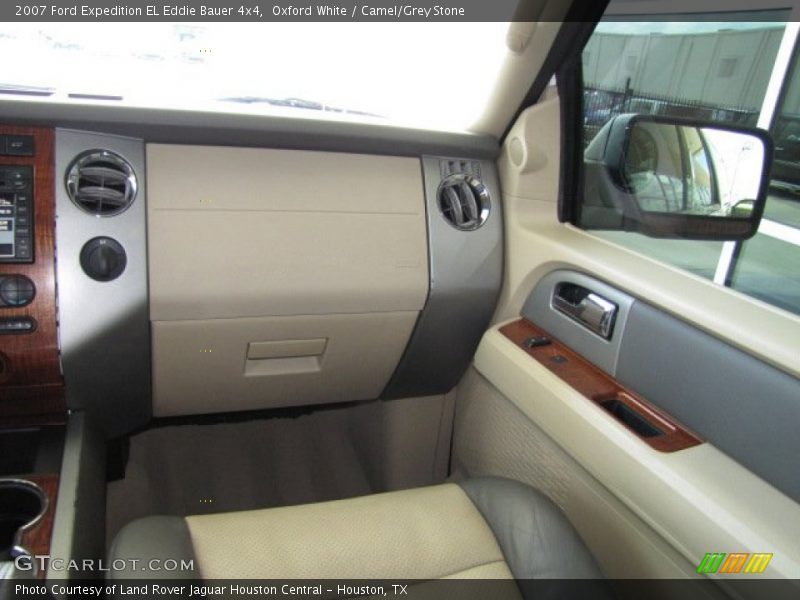 Oxford White / Camel/Grey Stone 2007 Ford Expedition EL Eddie Bauer 4x4