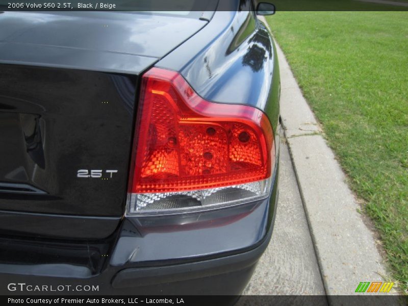 Black / Beige 2006 Volvo S60 2.5T