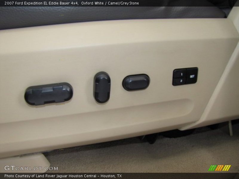 Oxford White / Camel/Grey Stone 2007 Ford Expedition EL Eddie Bauer 4x4