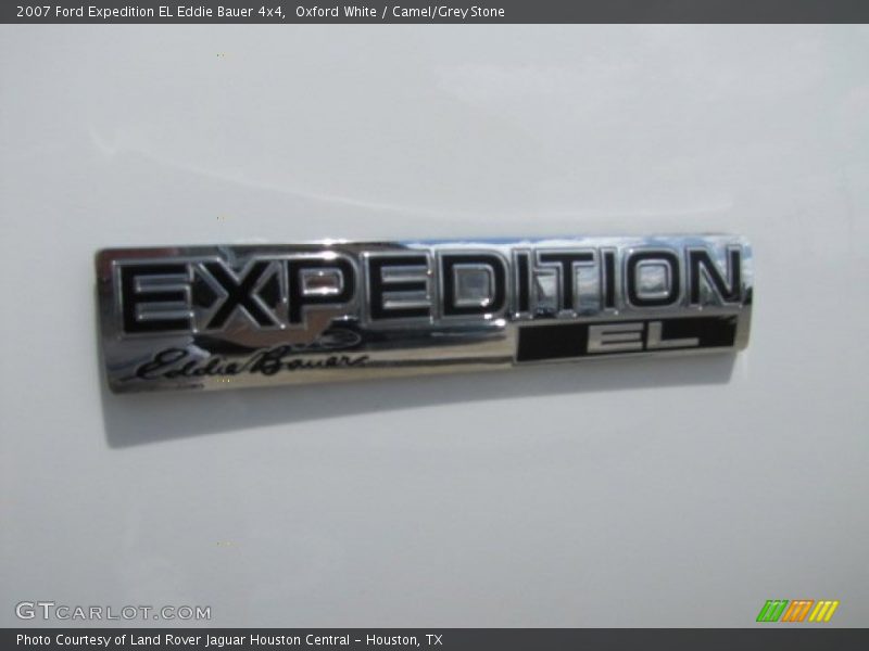 Oxford White / Camel/Grey Stone 2007 Ford Expedition EL Eddie Bauer 4x4