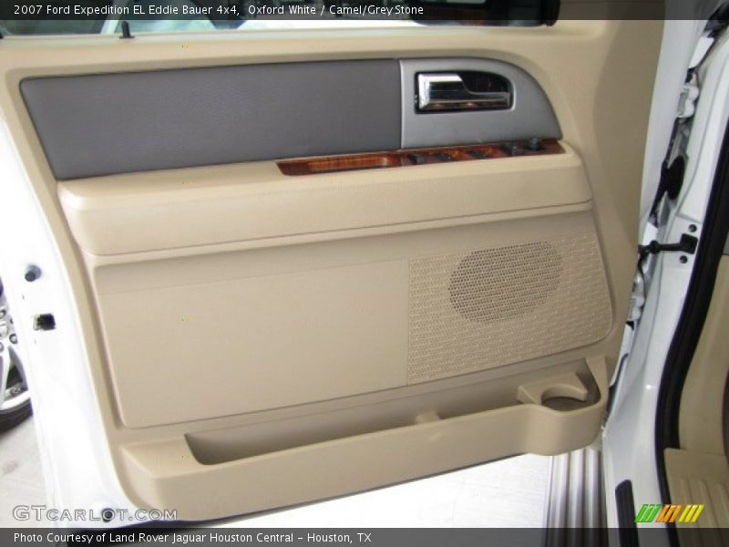 Oxford White / Camel/Grey Stone 2007 Ford Expedition EL Eddie Bauer 4x4