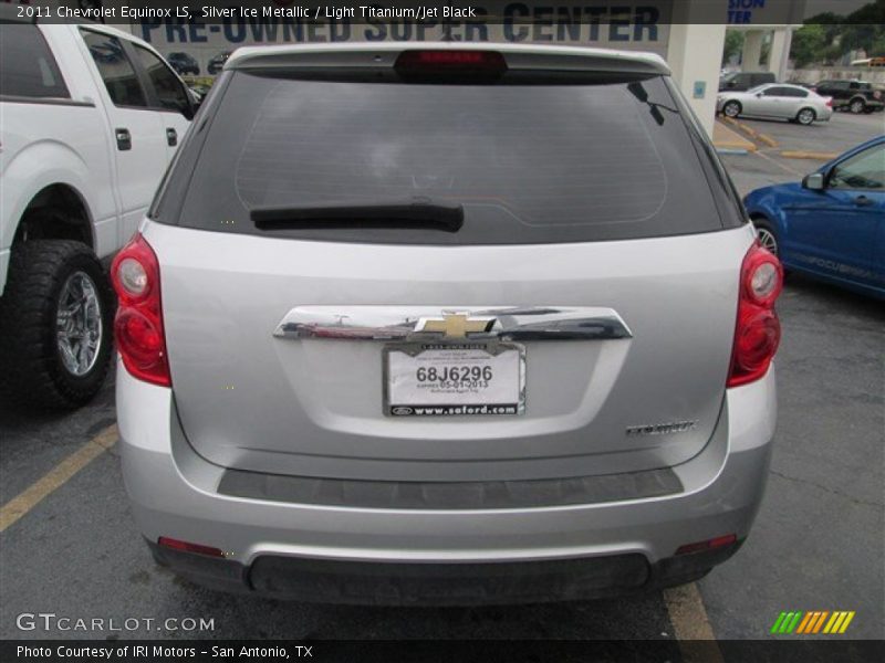 Silver Ice Metallic / Light Titanium/Jet Black 2011 Chevrolet Equinox LS