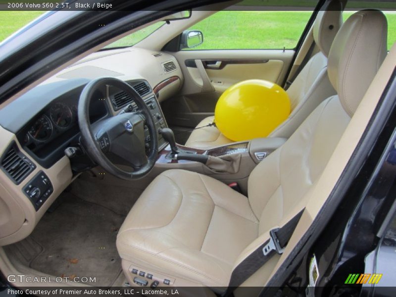 Black / Beige 2006 Volvo S60 2.5T