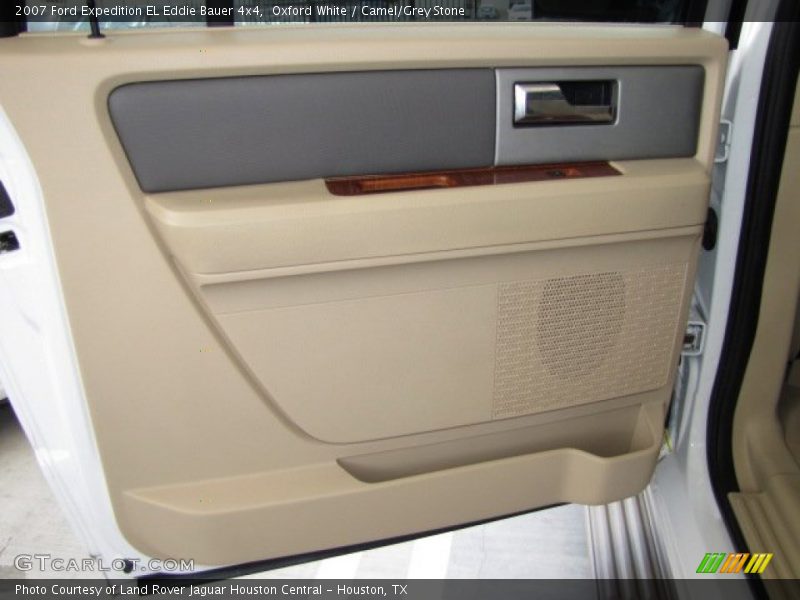Oxford White / Camel/Grey Stone 2007 Ford Expedition EL Eddie Bauer 4x4
