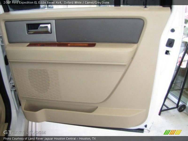 Oxford White / Camel/Grey Stone 2007 Ford Expedition EL Eddie Bauer 4x4