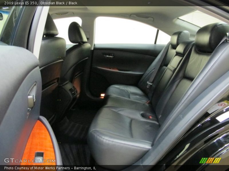 Rear Seat of 2009 ES 350
