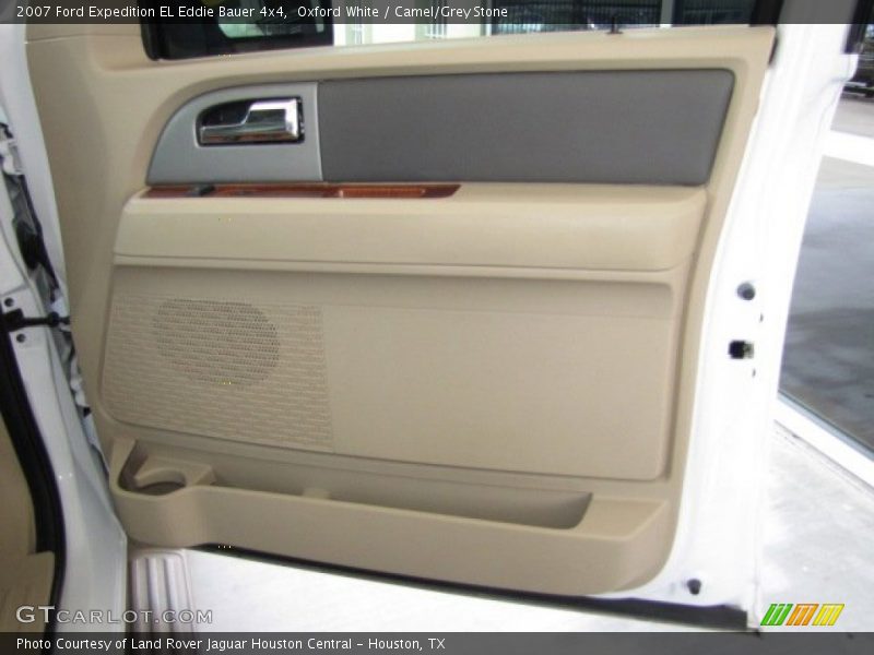 Oxford White / Camel/Grey Stone 2007 Ford Expedition EL Eddie Bauer 4x4