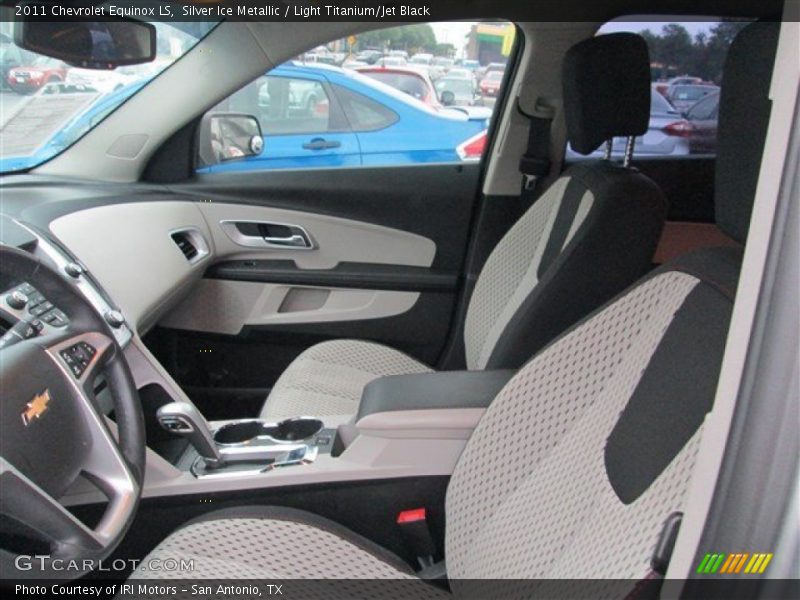Silver Ice Metallic / Light Titanium/Jet Black 2011 Chevrolet Equinox LS