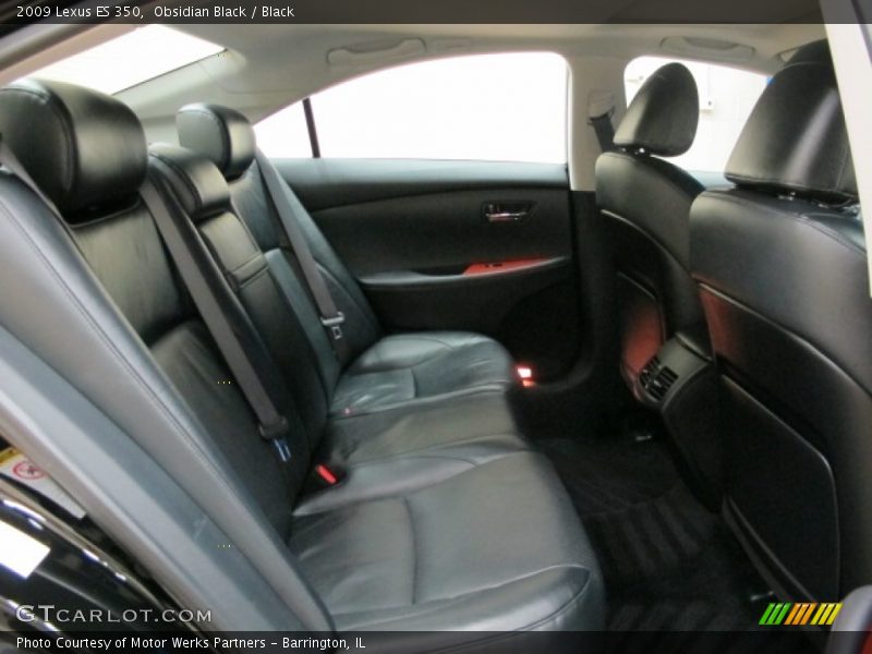 Obsidian Black / Black 2009 Lexus ES 350