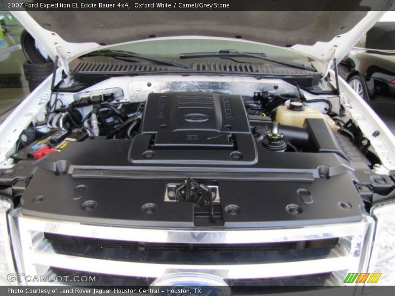 Oxford White / Camel/Grey Stone 2007 Ford Expedition EL Eddie Bauer 4x4