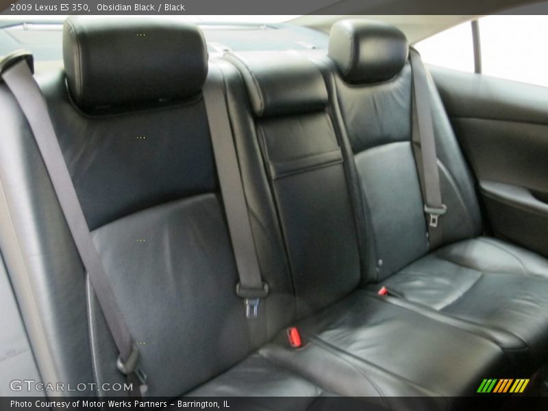 Obsidian Black / Black 2009 Lexus ES 350