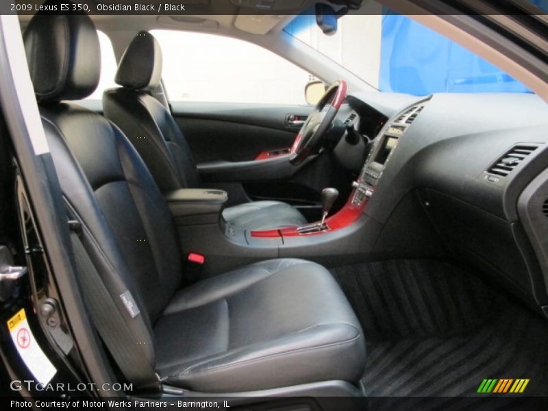 Obsidian Black / Black 2009 Lexus ES 350