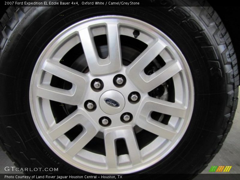 Oxford White / Camel/Grey Stone 2007 Ford Expedition EL Eddie Bauer 4x4