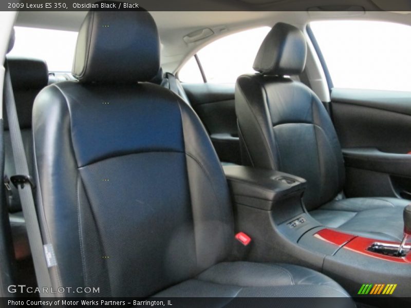 Obsidian Black / Black 2009 Lexus ES 350