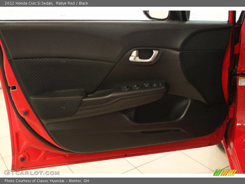 Rallye Red / Black 2012 Honda Civic Si Sedan