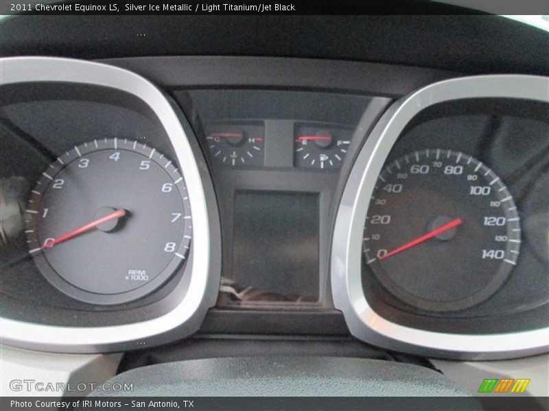 Silver Ice Metallic / Light Titanium/Jet Black 2011 Chevrolet Equinox LS