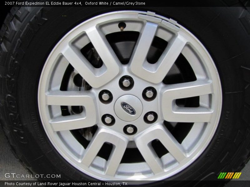 Oxford White / Camel/Grey Stone 2007 Ford Expedition EL Eddie Bauer 4x4