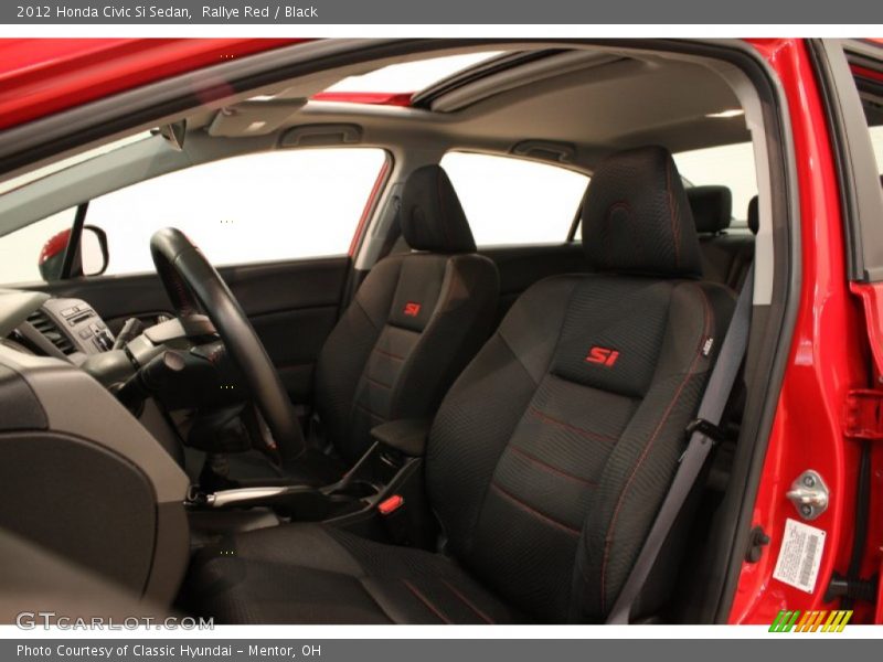 Rallye Red / Black 2012 Honda Civic Si Sedan