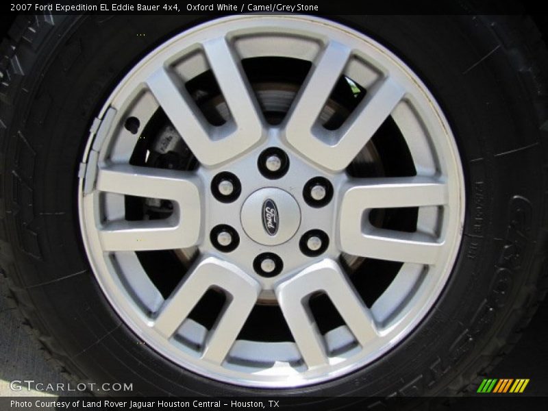 Oxford White / Camel/Grey Stone 2007 Ford Expedition EL Eddie Bauer 4x4
