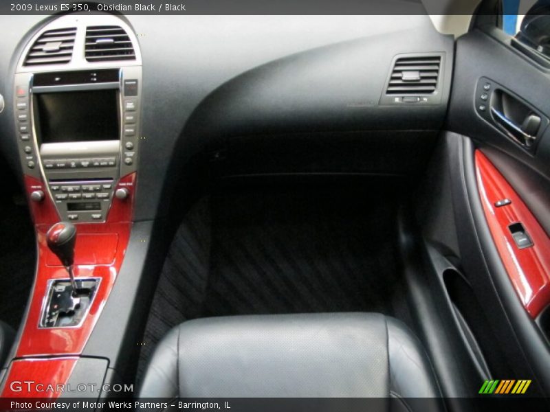 Obsidian Black / Black 2009 Lexus ES 350