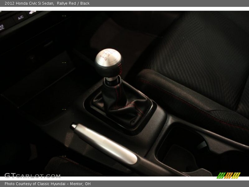 Rallye Red / Black 2012 Honda Civic Si Sedan