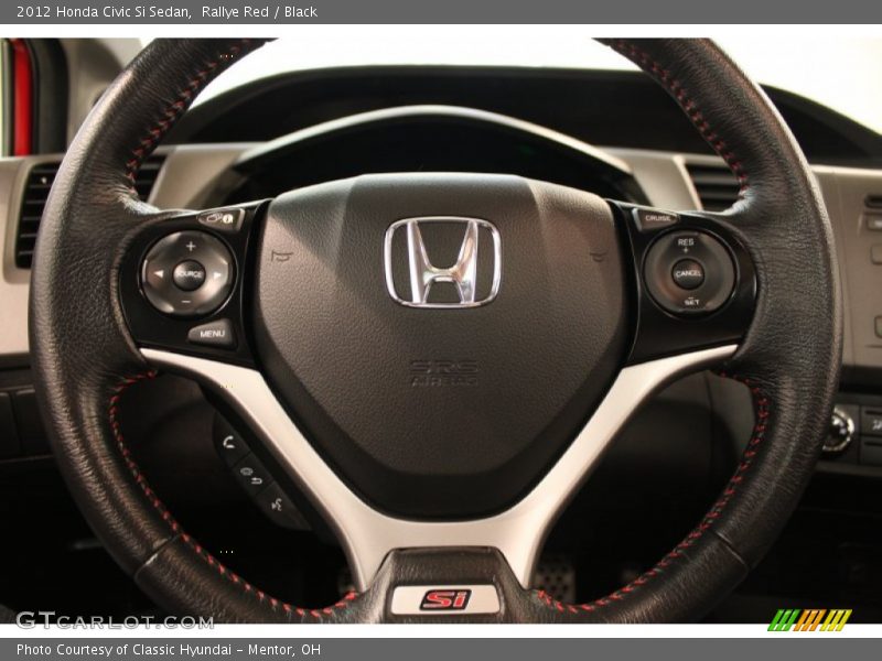 Rallye Red / Black 2012 Honda Civic Si Sedan