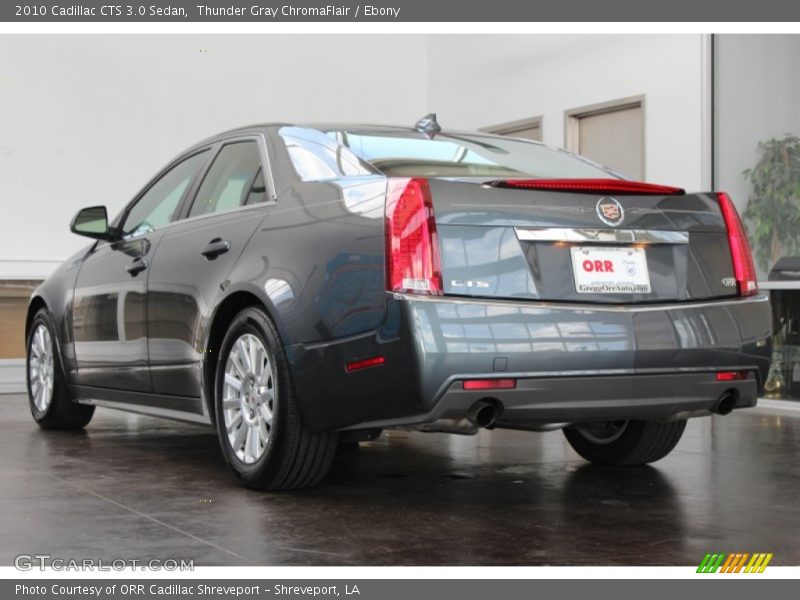 Thunder Gray ChromaFlair / Ebony 2010 Cadillac CTS 3.0 Sedan