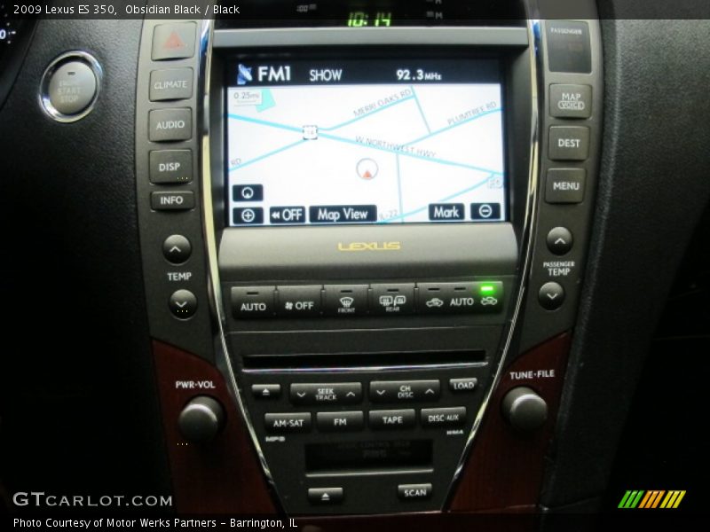 Controls of 2009 ES 350