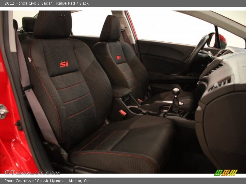 Rallye Red / Black 2012 Honda Civic Si Sedan