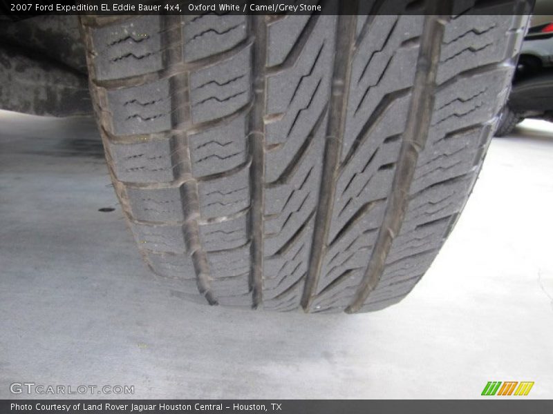 Oxford White / Camel/Grey Stone 2007 Ford Expedition EL Eddie Bauer 4x4