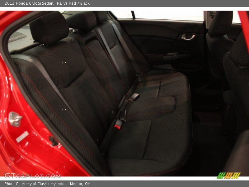 Rallye Red / Black 2012 Honda Civic Si Sedan