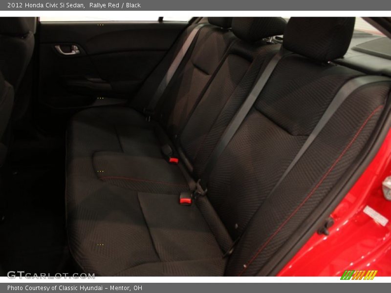 Rallye Red / Black 2012 Honda Civic Si Sedan