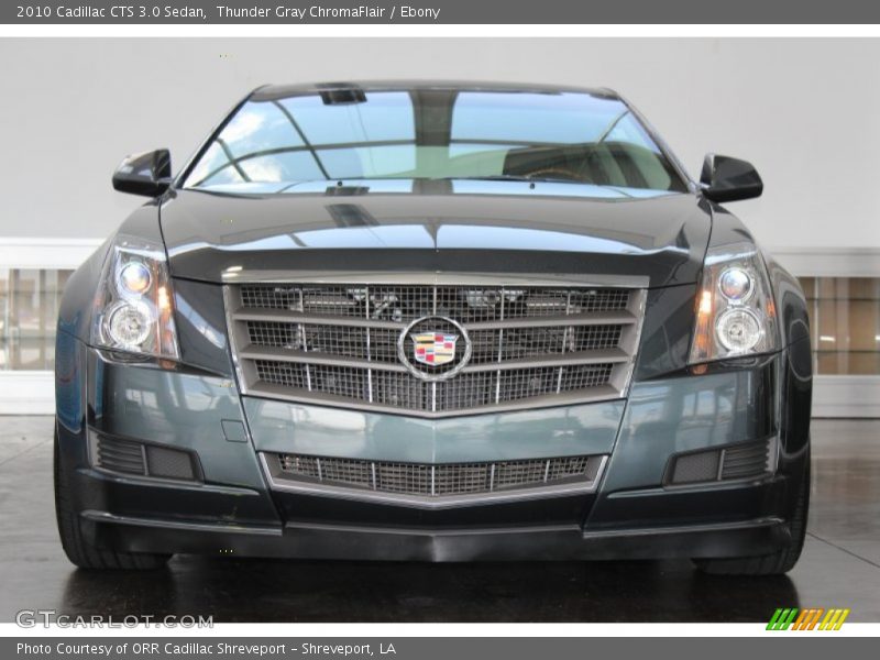 Thunder Gray ChromaFlair / Ebony 2010 Cadillac CTS 3.0 Sedan