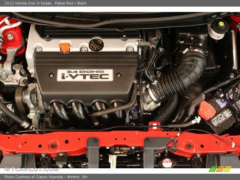 Rallye Red / Black 2012 Honda Civic Si Sedan