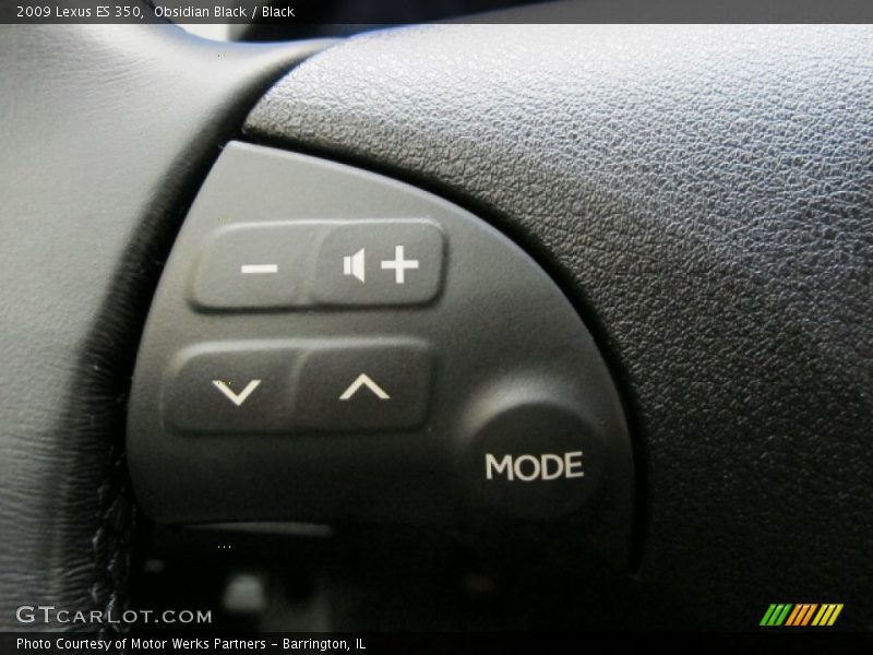 Controls of 2009 ES 350