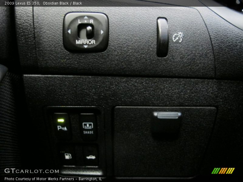 Obsidian Black / Black 2009 Lexus ES 350