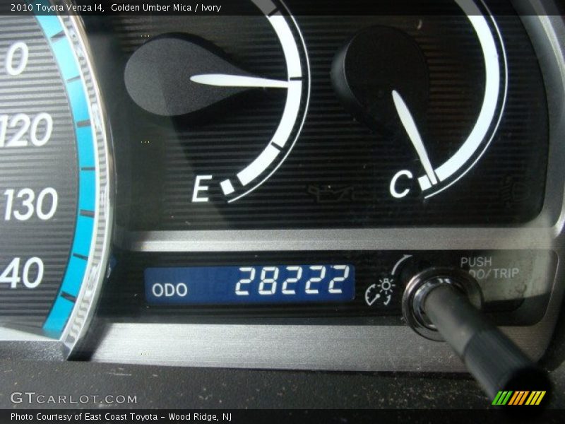 Golden Umber Mica / Ivory 2010 Toyota Venza I4